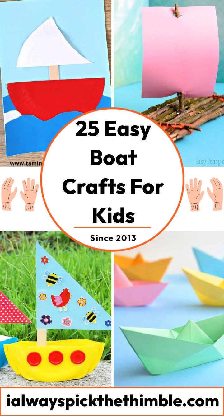 25 easy DIY boat crafts for kids: how to make a boat