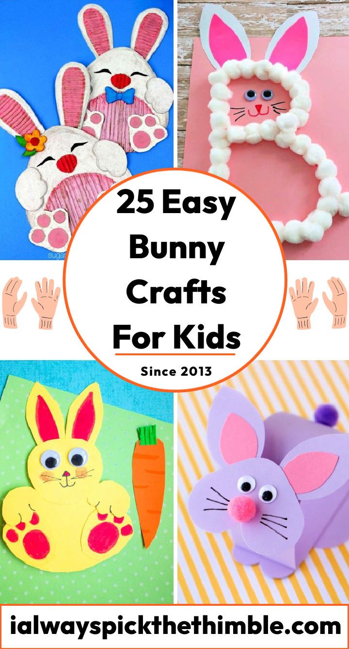 bunny crafts25 easy bunny crafts for kids: rabbit art and craft ideas