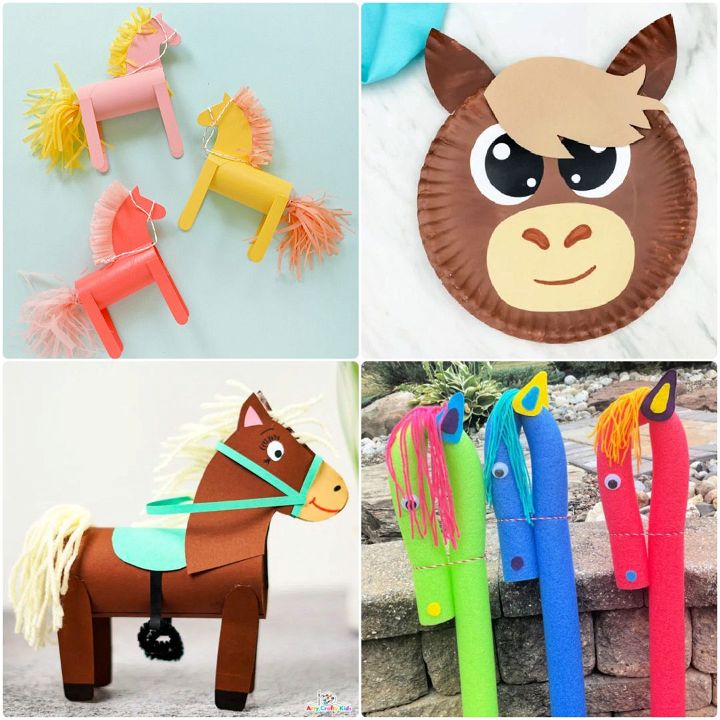 25 Horse Crafts for Kids (Preschoolers & Kindergarteners)