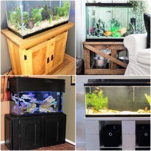 20 free DIY aquarium stand plans: build your own DIY fish tank stand