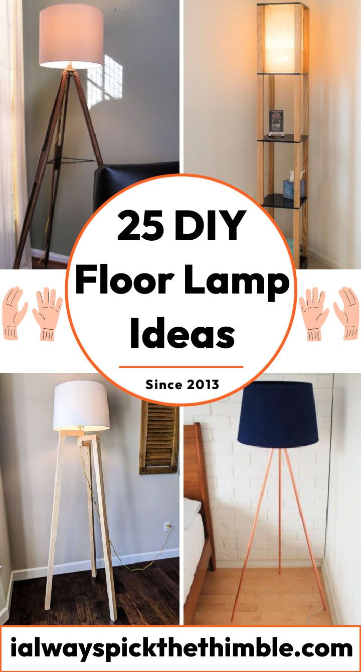 25 DIY floor lamp ideas: make your own floor lamps