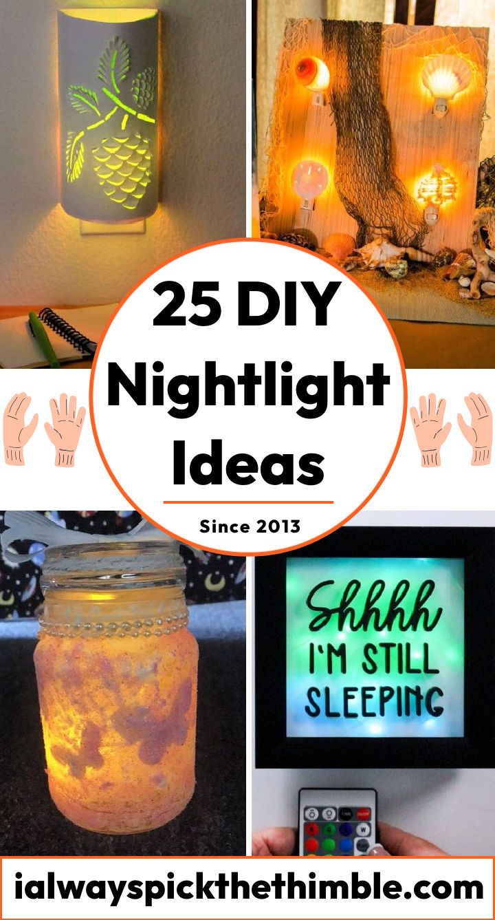 25 DIY night light ideas: make your own night lights