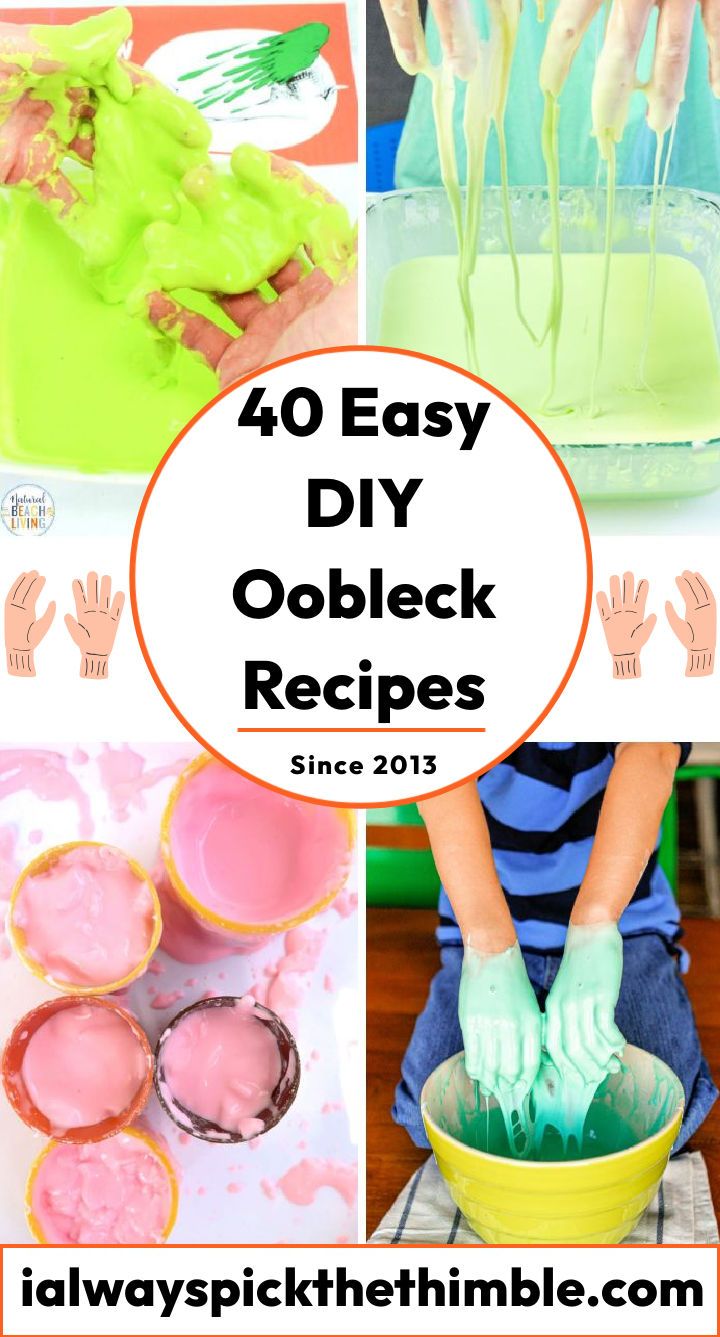 40 quick and easy oobleck recipe: how to make oobleck