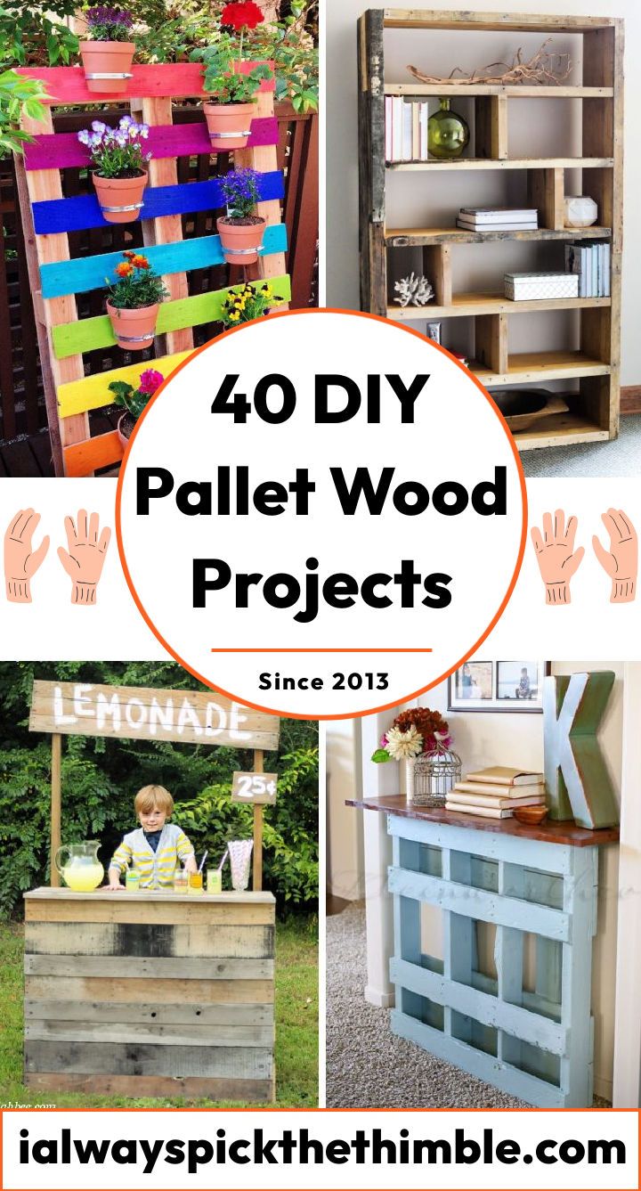 40 DIY pallet projects and wooden pallet furniture ideas