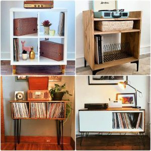 25 free DIY record player stand plans