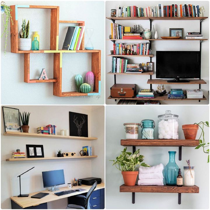 How to build wall shelves