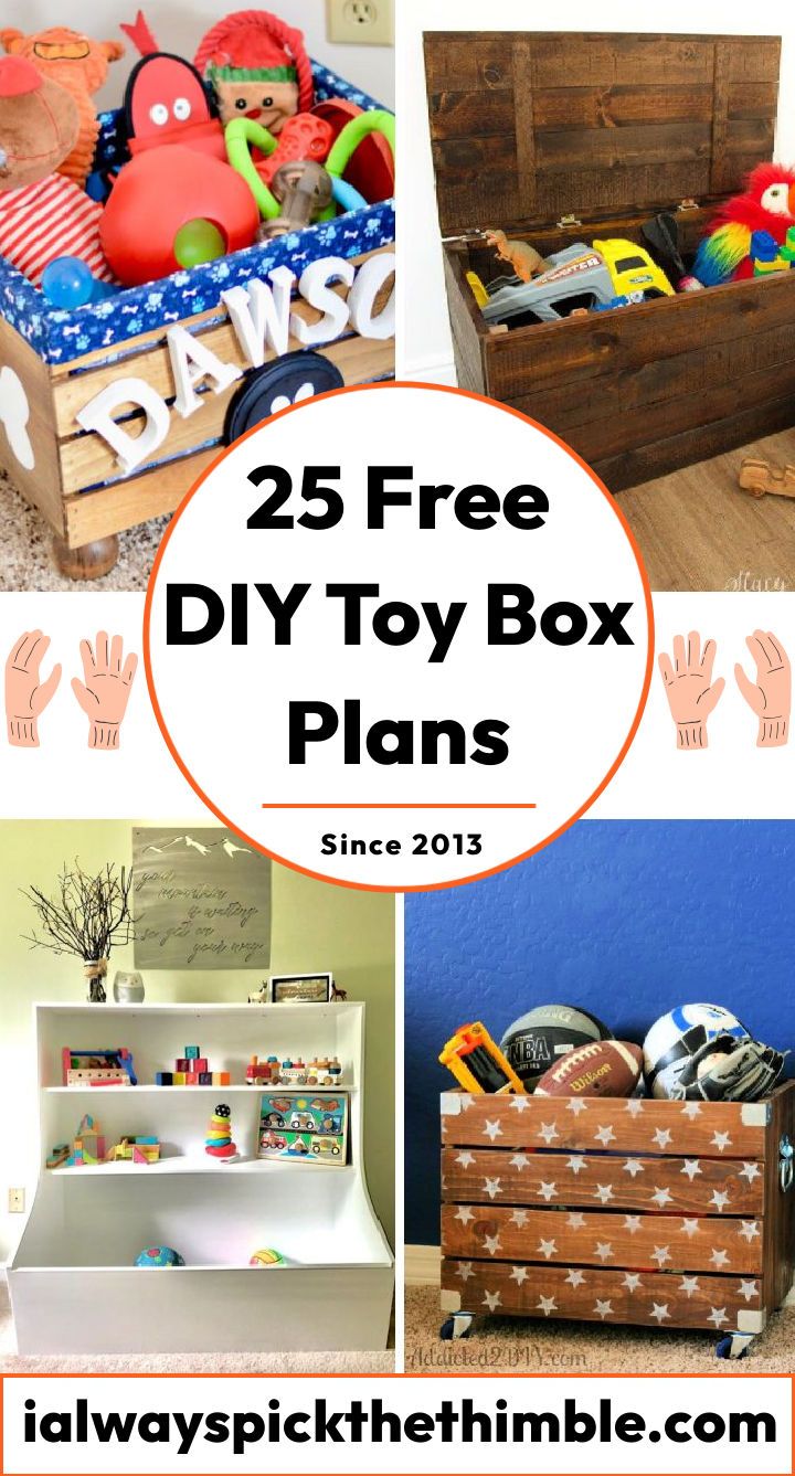 diy wood toy box plans