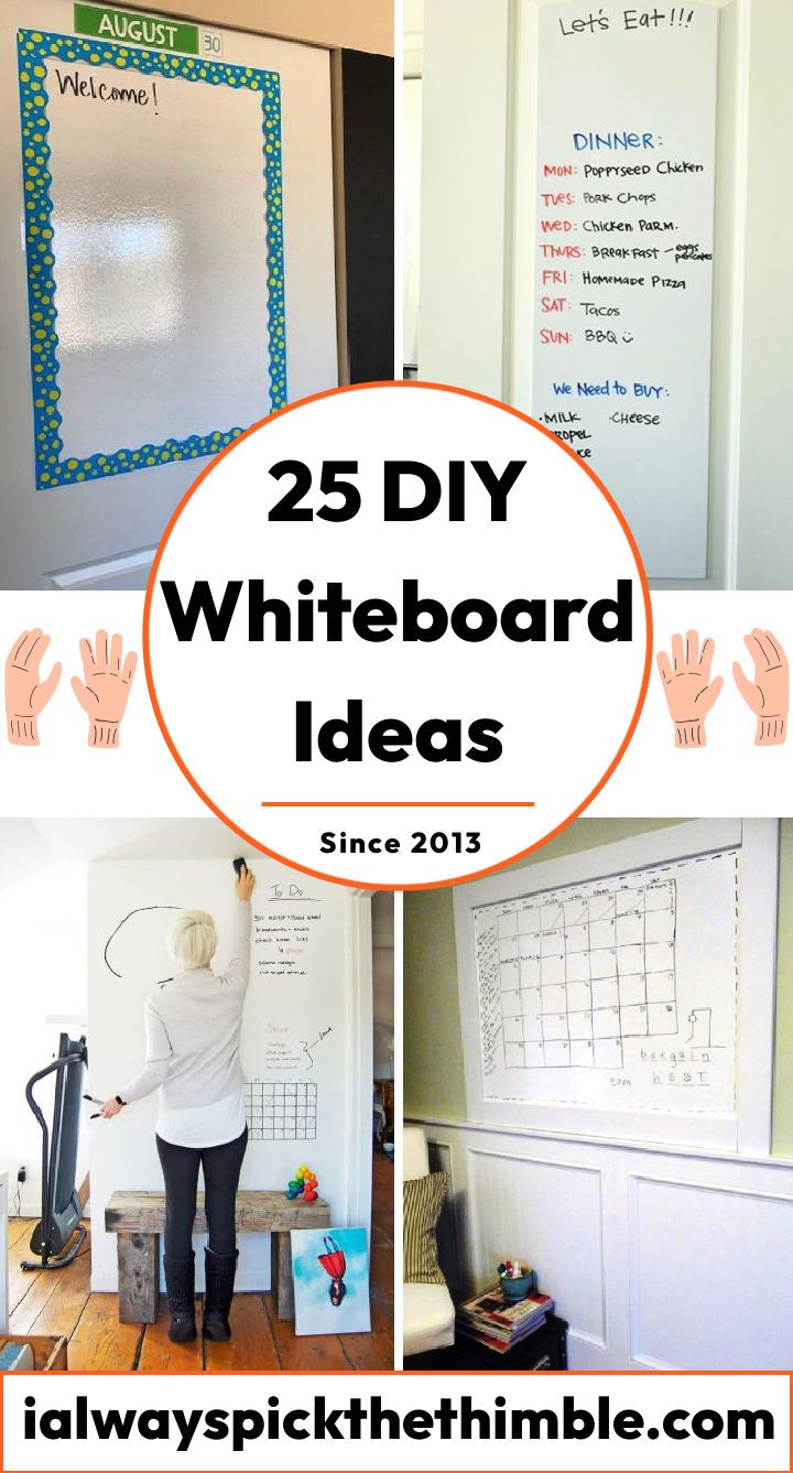 Forget a Whiteboard and Create a DIY Dry Erase Wall