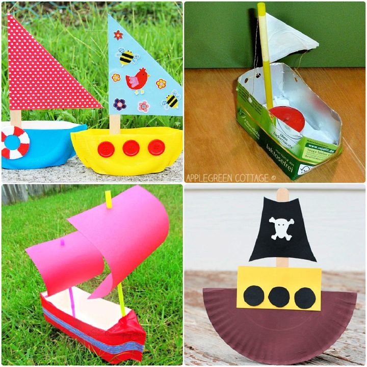 25 Easy DIY Boat Crafts for Kids: How To Make a Boat