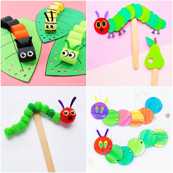Pom Pom Caterpillar Craft