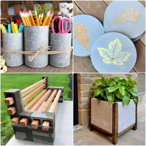 easy diy concrete projects