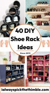 40 DIY Shoe Rack Ideas to Build Your Shoe Storage Space