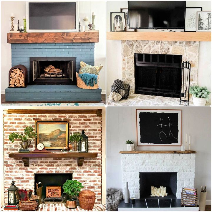 40 DIY Fireplace Makeover Ideas: Easy Fireplace Remodel