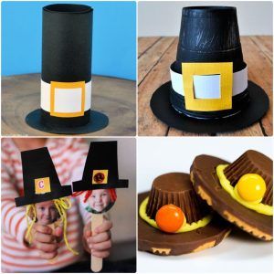 25 pilgrim hat crafts and patterns (printable template)