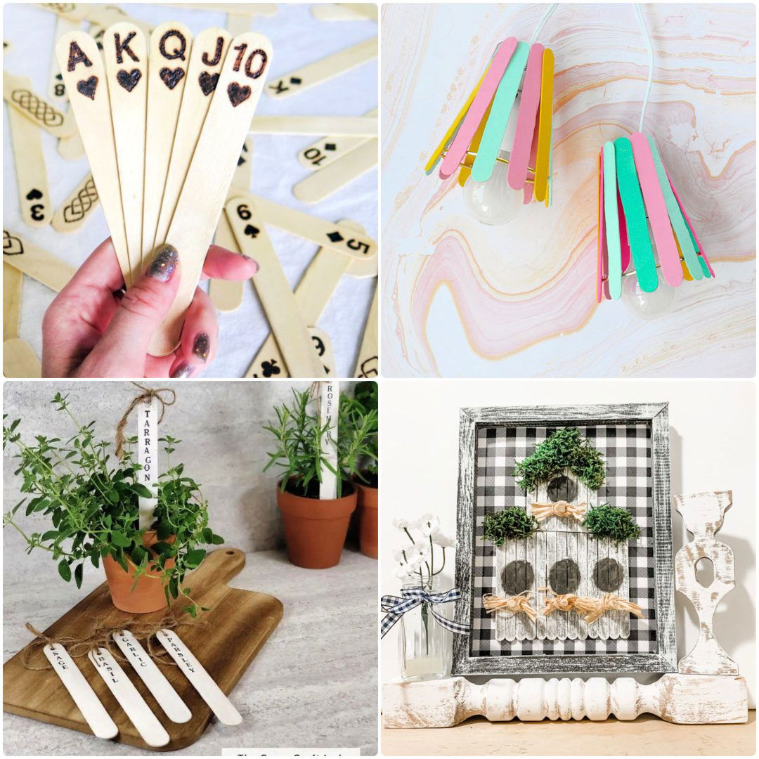 25 Easy DIY Popsicle Stick Crafts For Adults