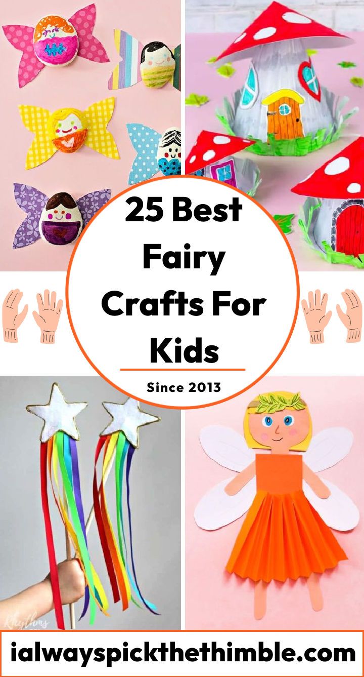 25 easy fairy crafts for kids to make your own fairy