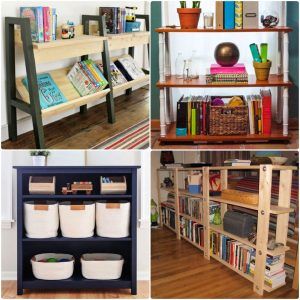 40 free DIY bookshelf plans and ideas: build a bookcase and bookshelves