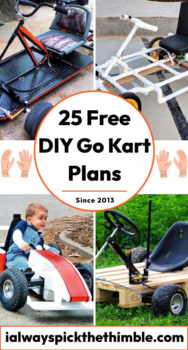 25 free DIY go kart plans: build a homemade go kart