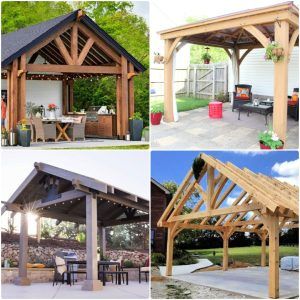 20 free DIY pavilion plans and ideas to build for backyard