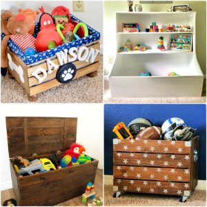25 free DIY toy box plans: how to build a toy box