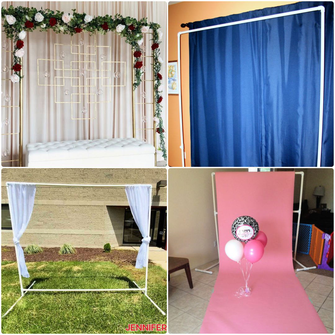 20 DIY PVC Backdrop Stand Ideas Make PVC Pipe Backdrop