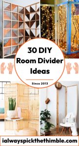 30 Cheap DIY Room Divider Ideas: How to Make a Room Divider