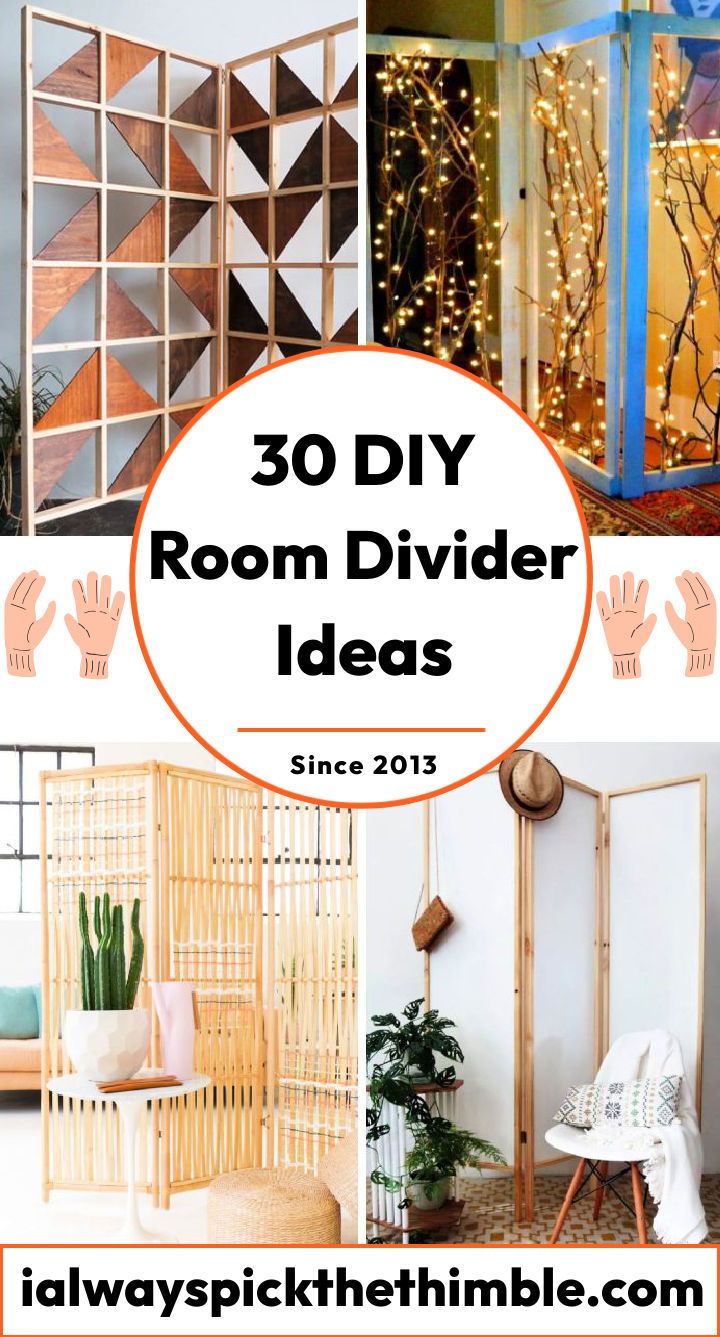 30 cheap DIY room divider ideas: how to make a room divider
