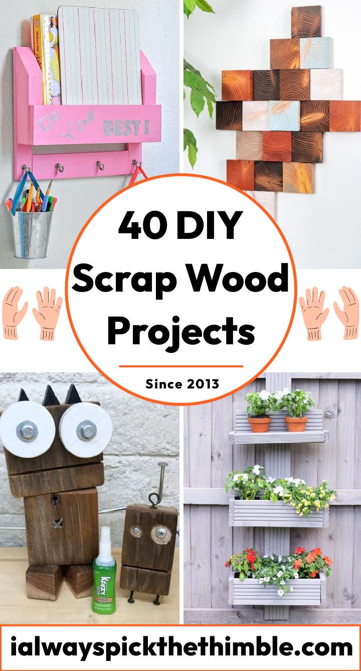 40 DIY Scrap Wood Projects You Can Make - Angie Holden The Country