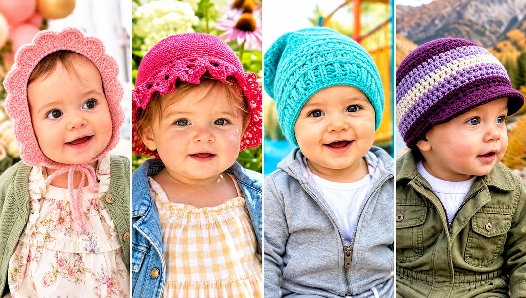 15 12 Month Crochet Hat Outfit Ideas for Baby Photos