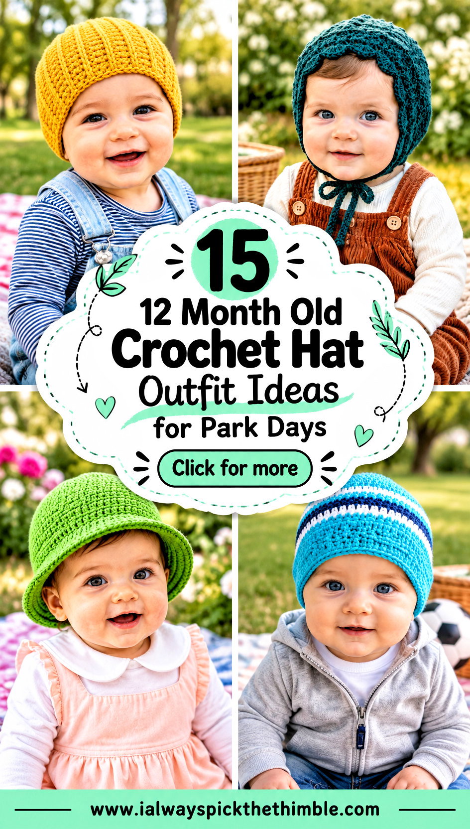 15 12 Month Old Crochet Hat Outfit Ideas for Park Days - 15 12 Month Old Crochet Hat Outfit Ideas for Park Days