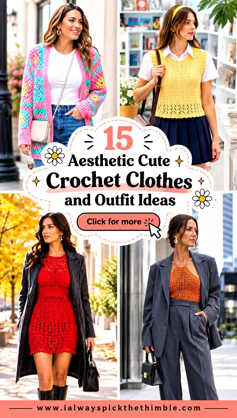15 Aesthetic Cute Crochet Clothes and Outfit Ideas - 15 Aesthetic Cute Crochet Clothes and Outfit Ideas