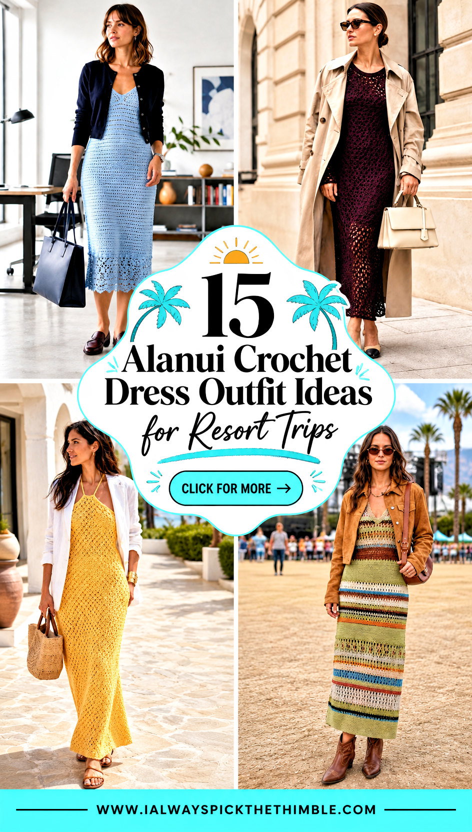 15 Alanui Crochet Dress Outfit Ideas for Resort Trips - 15 Alanui Crochet Dress Outfit Ideas for Resort Trips