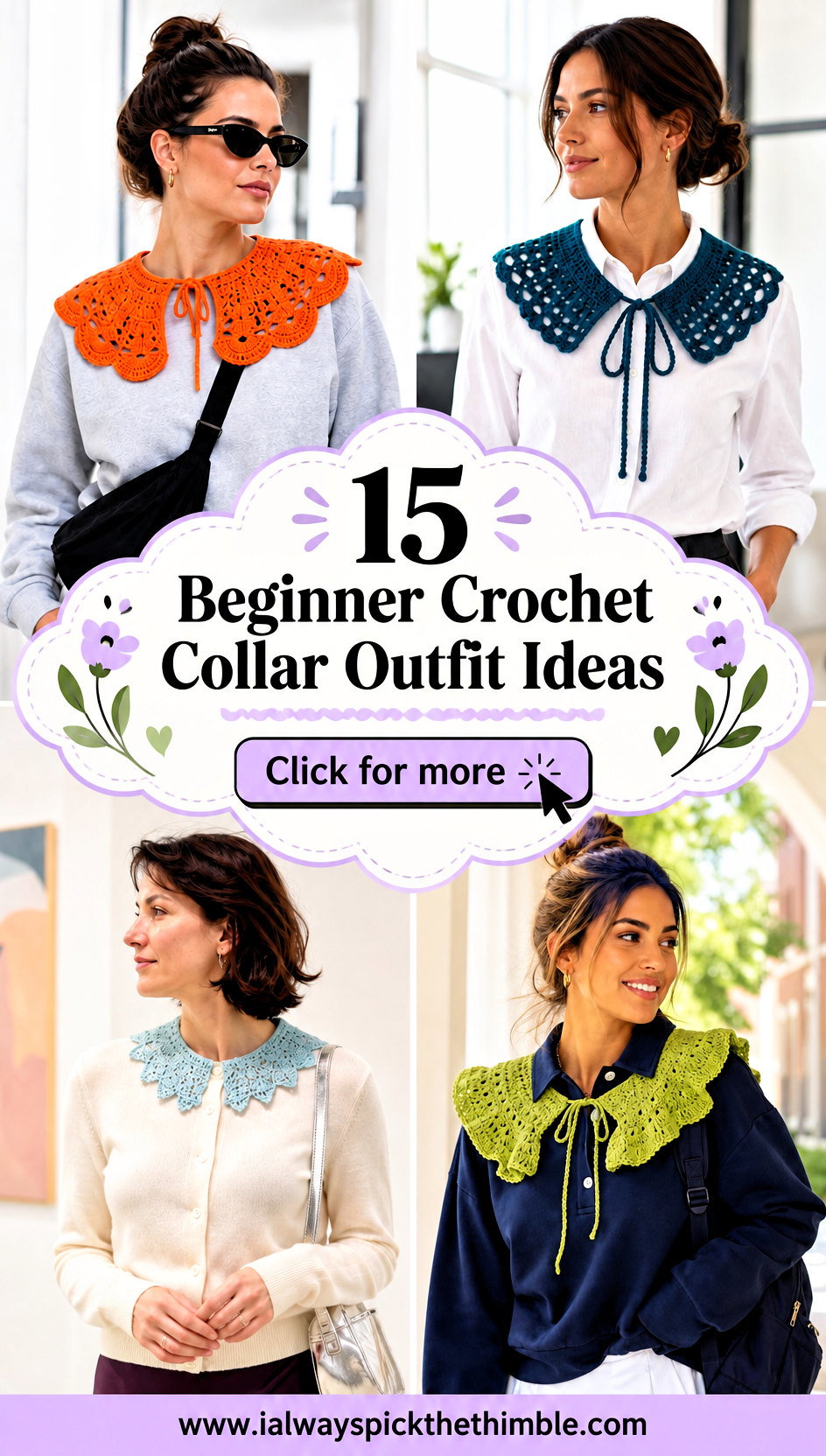 15 Beginner Crochet Collar Outfit Ideas for Vintage Charm - 15 Beginner Crochet Collar Outfit Ideas for Vintage Charm
