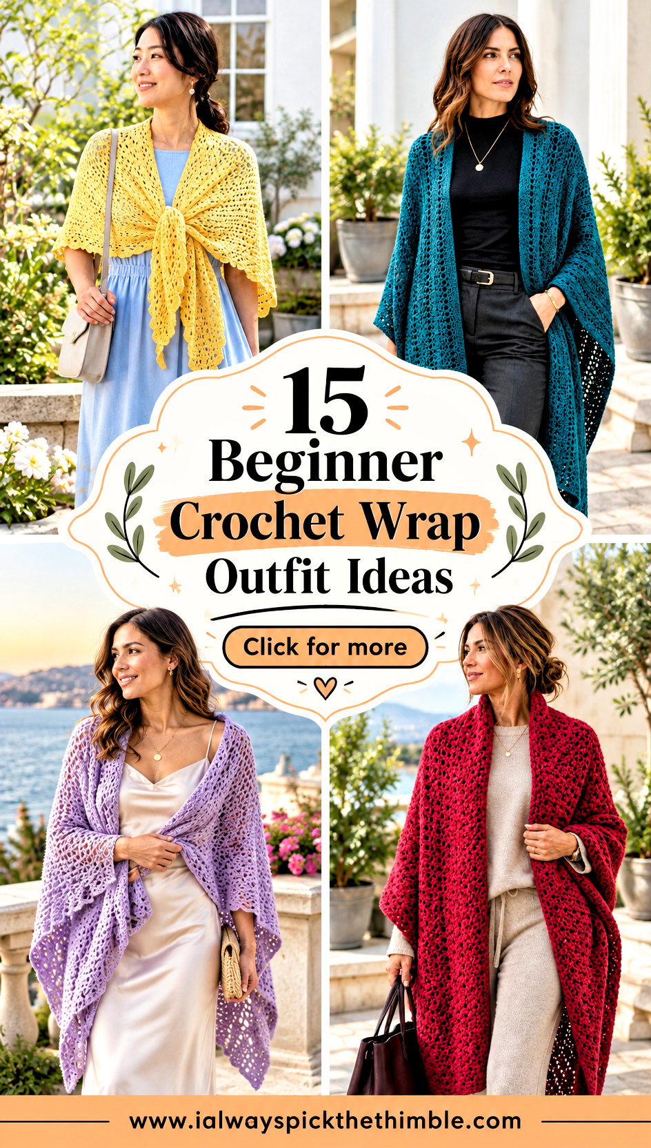 15 Beginner Crochet Wrap Outfit Ideas for Breezy Evenings - 15 Beginner Crochet Wrap Outfit Ideas for Breezy Evenings