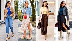 15 Beige Crochet Boots Outfit Ideas for Cozy Weekends