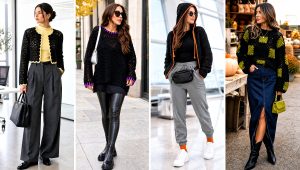 15 Black Crochet Sweater Fall Fashion and Outfit Ideas