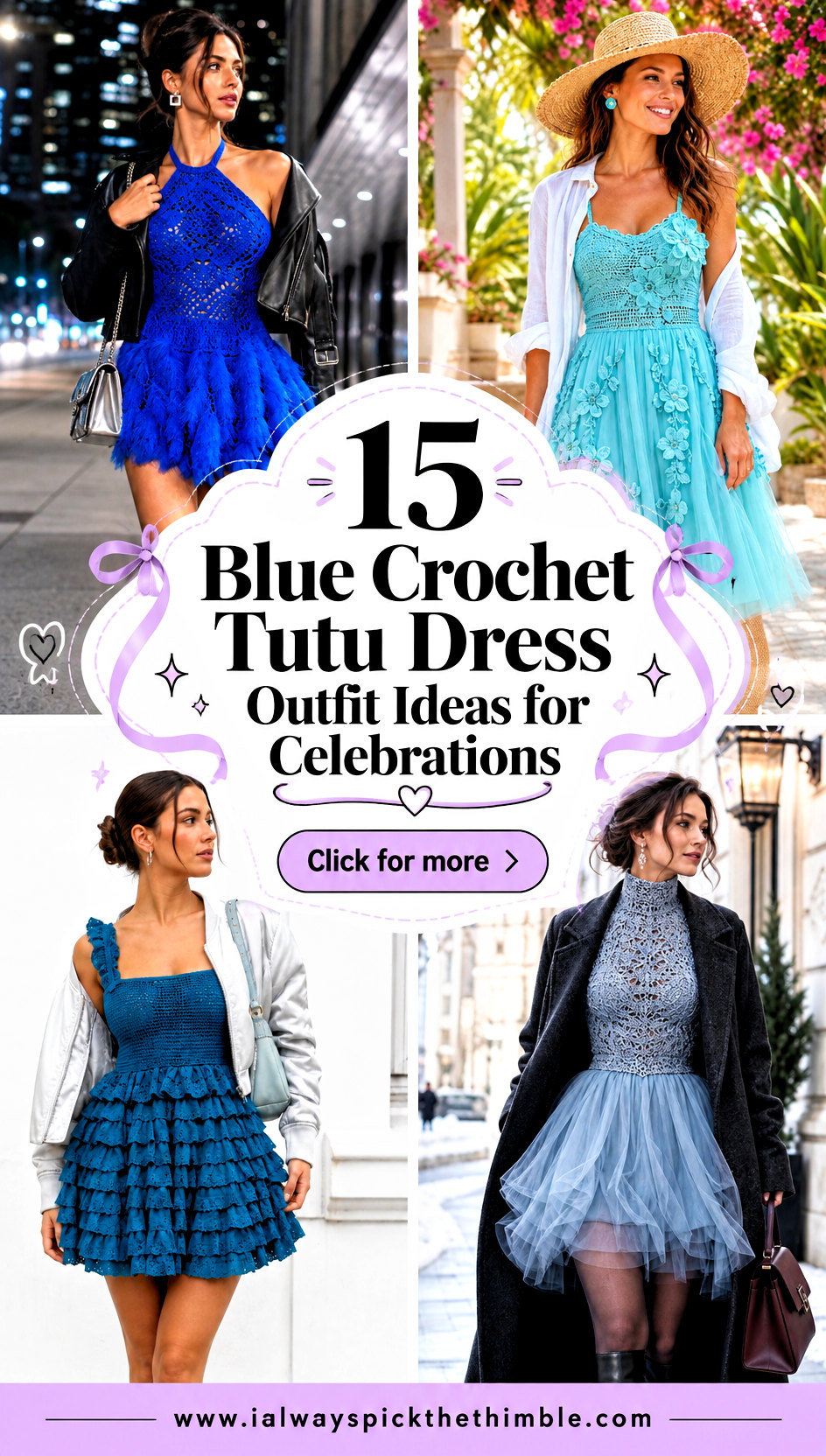 15 Blue Crochet Tutu Dress Outfit Ideas for Celebrations - 15 Blue Crochet Tutu Dress Outfit Ideas for Celebrations