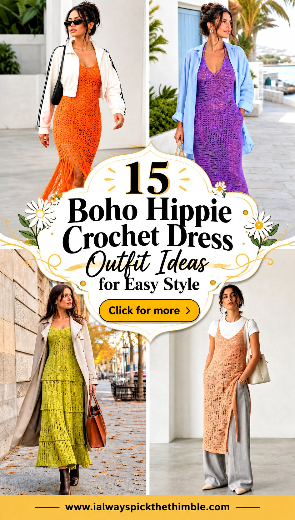 15 Boho Hippie Crochet Dress Outfit Ideas for Easy Style - 15 Boho Hippie Crochet Dress Outfit Ideas for Easy Style