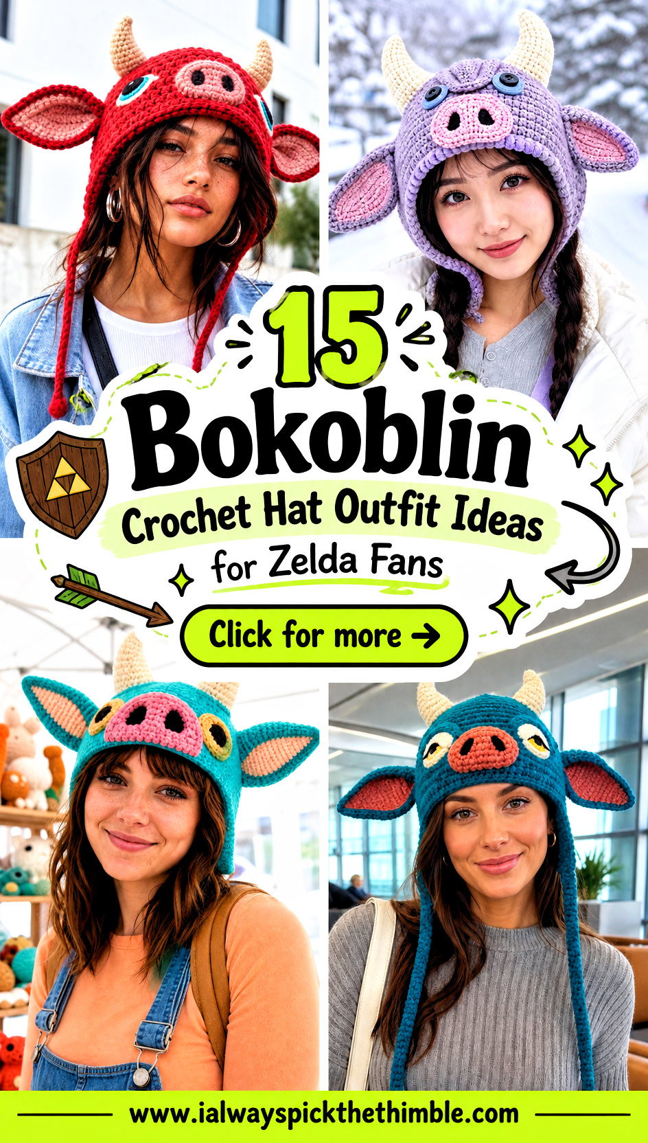 15 Bokoblin Crochet Hat Outfit Ideas for Zelda Fans - 15 Bokoblin Crochet Hat Outfit Ideas for Zelda Fans