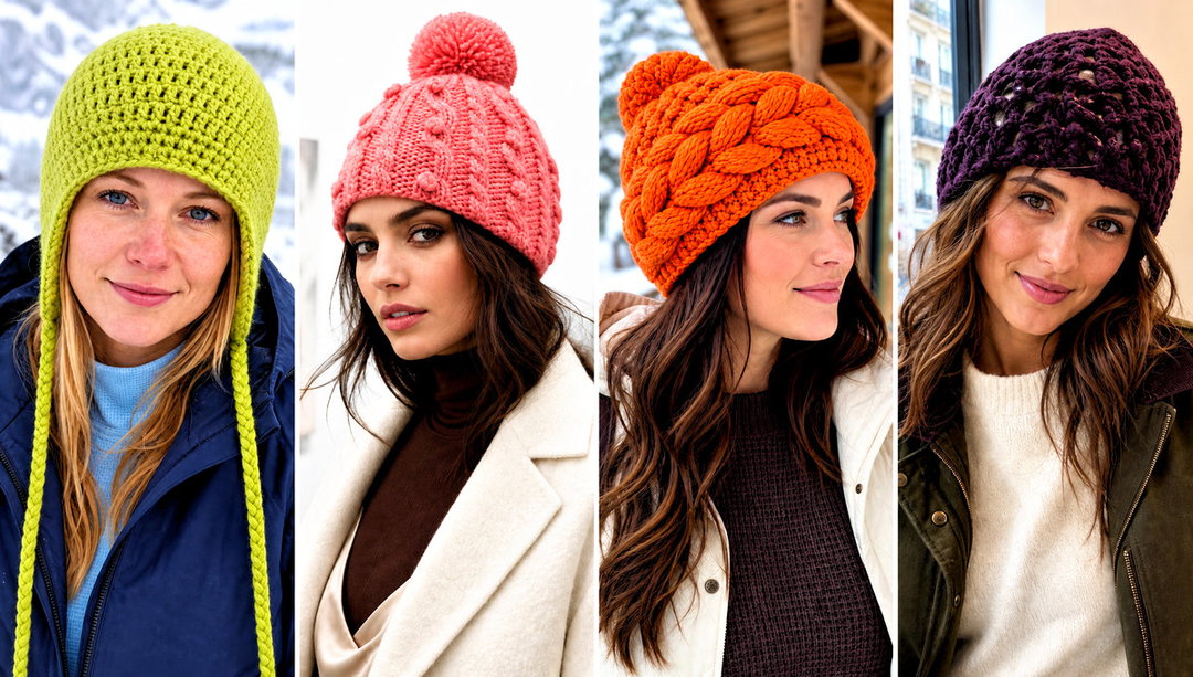 15 Braided Crochet Beanie Outfit Ideas for Winter Days