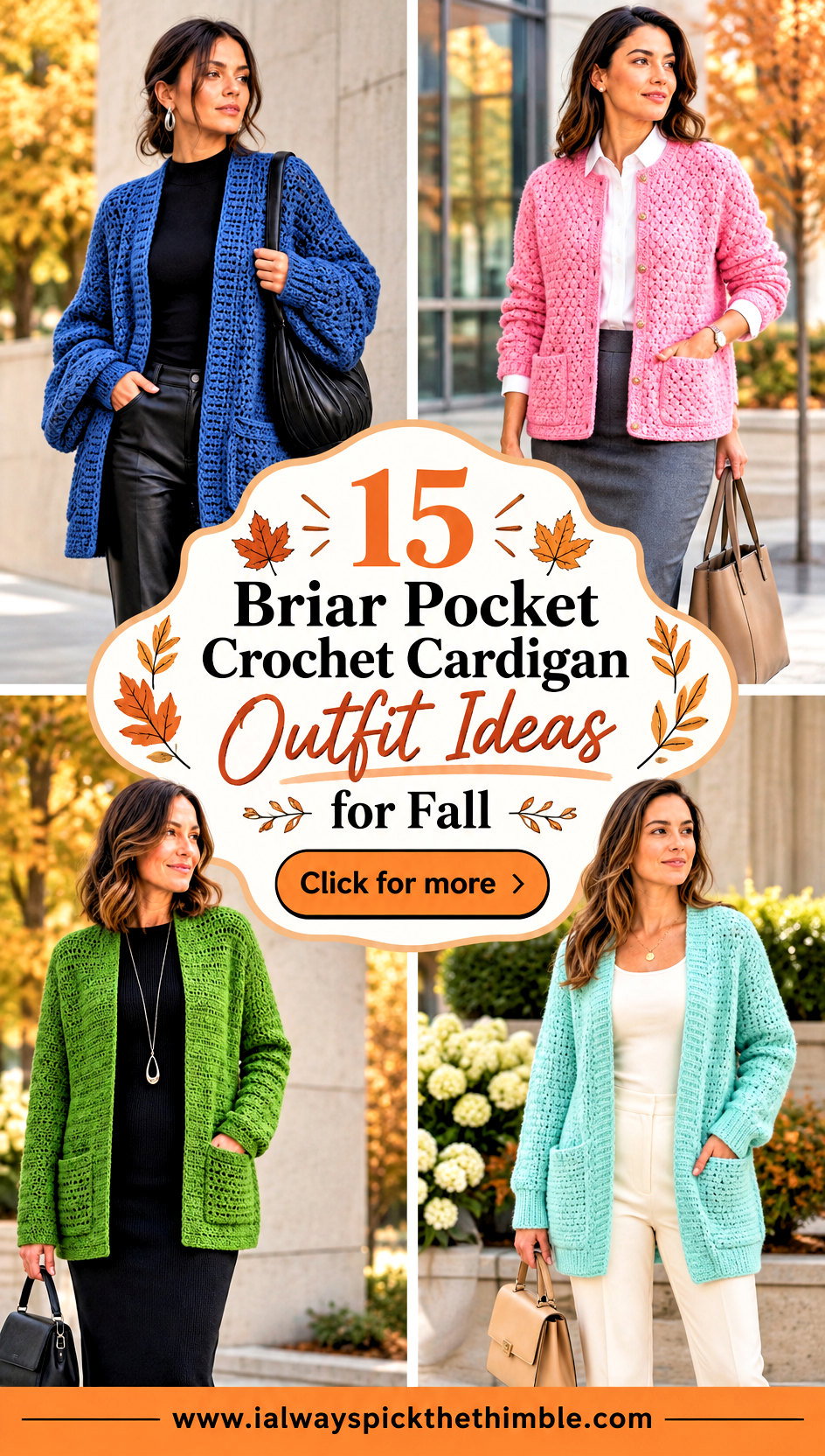15 Briar Pocket Crochet Cardigan Outfit Ideas for Fall - 15 Briar Pocket Crochet Cardigan Outfit Ideas for Fall