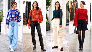 15 Bright Crochet Sweater Design Outfit Ideas to Add Color