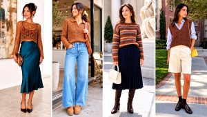 15 Brown Crochet Sweater Design Outfit Ideas for Cozy Days