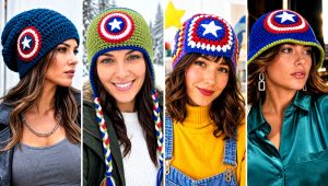 15 Captain America Crochet Beanie Outfit Ideas for Fans