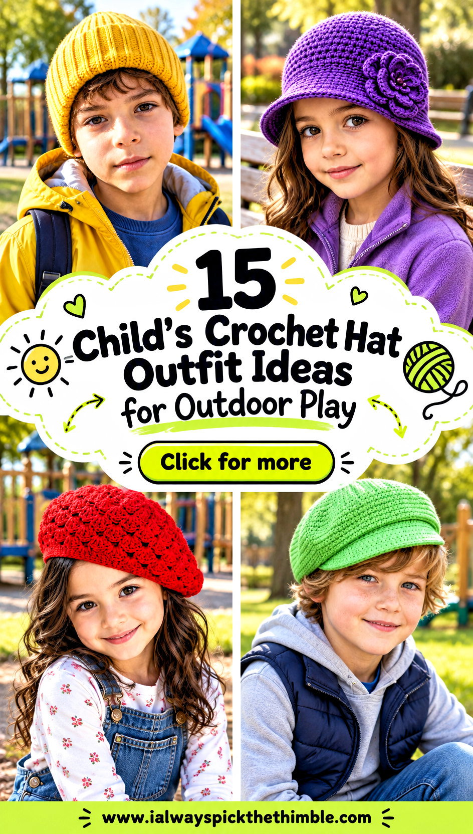 15 Childs Crochet Hat Outfit Ideas for Outdoor Play - 15 Child’s Crochet Hat Outfit Ideas for Outdoor Play