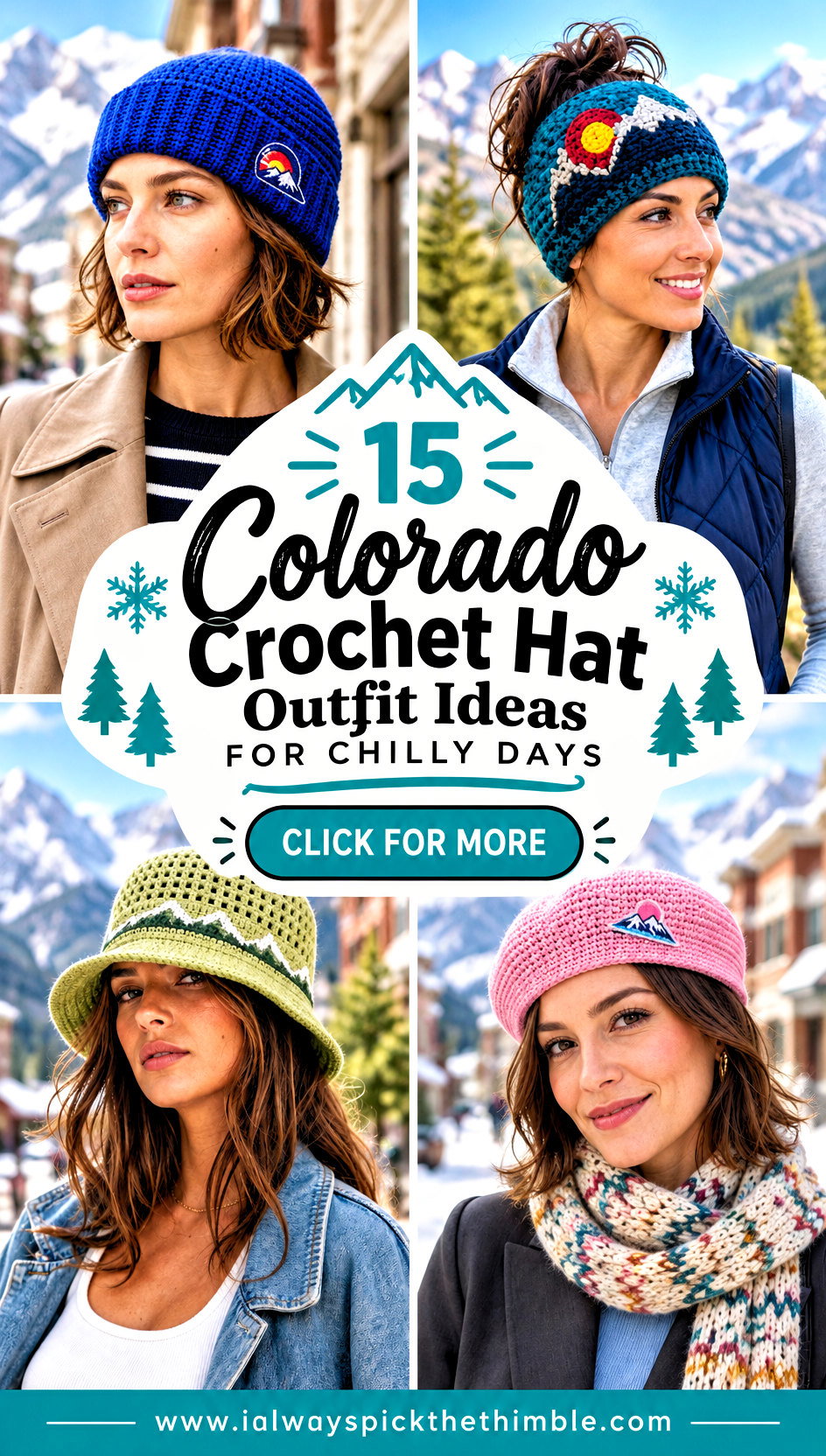 15 Colorado Crochet Hat Outfit Ideas for Chilly Days - 15 Colorado Crochet Hat Outfit Ideas for Chilly Days
