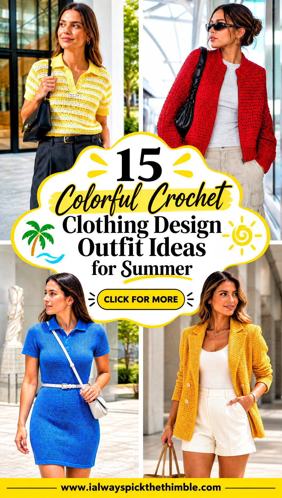 15 Colorful Crochet Clothing Design Outfit Ideas for Summer - 15 Colorful Crochet Clothing Design Outfit Ideas for Summer