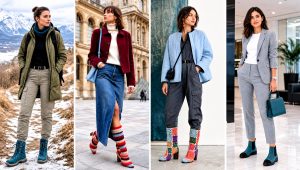 15 Colorful Crochet Winter Boots Outfit Ideas to Stay Cozy