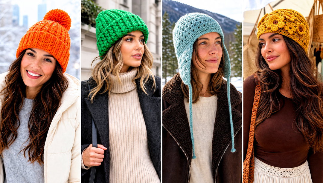 15 Cool Crochet Beanie Outfit Ideas for Winter Layers
