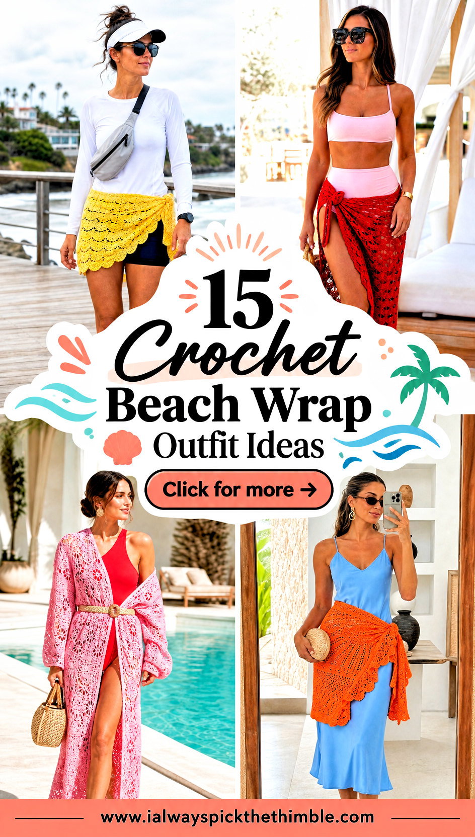 15 Crochet Beach Wrap Outfit Ideas for Sunny Seaside Days - 15 Crochet Beach Wrap Outfit Ideas for Sunny Seaside Days